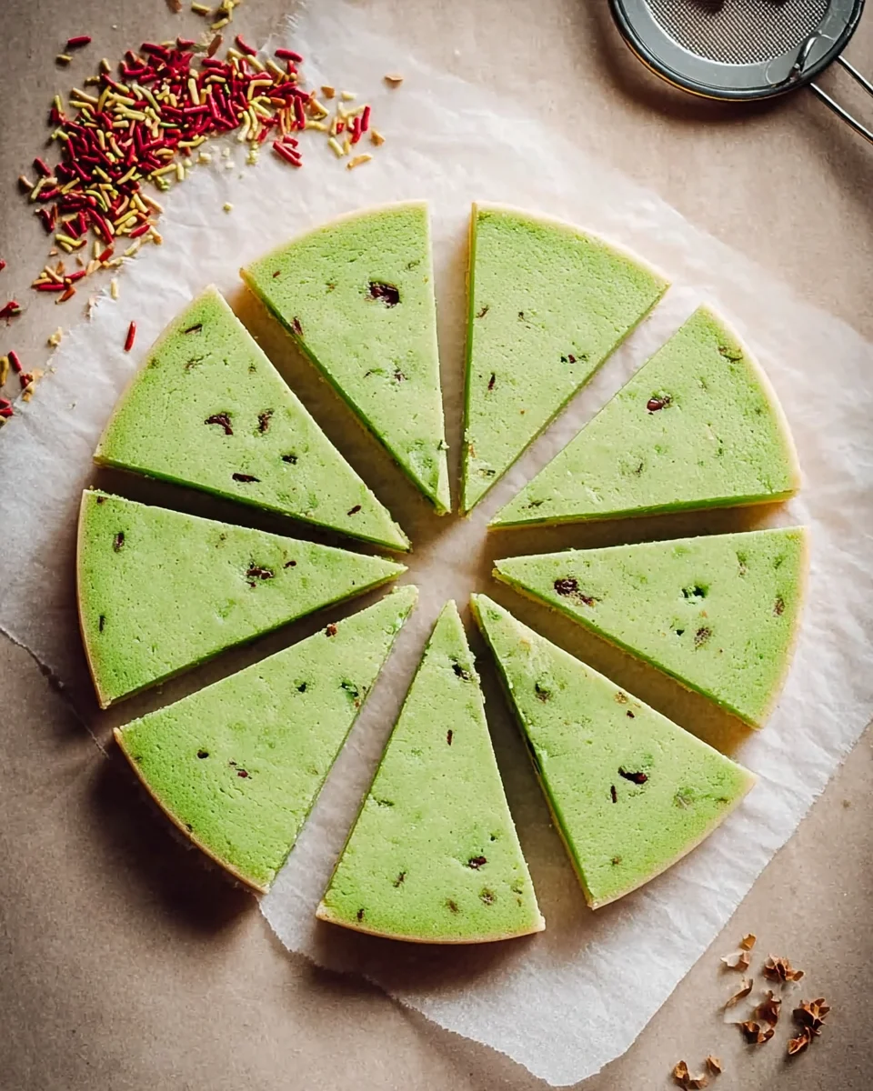 Cookie dough cut into triangles.
