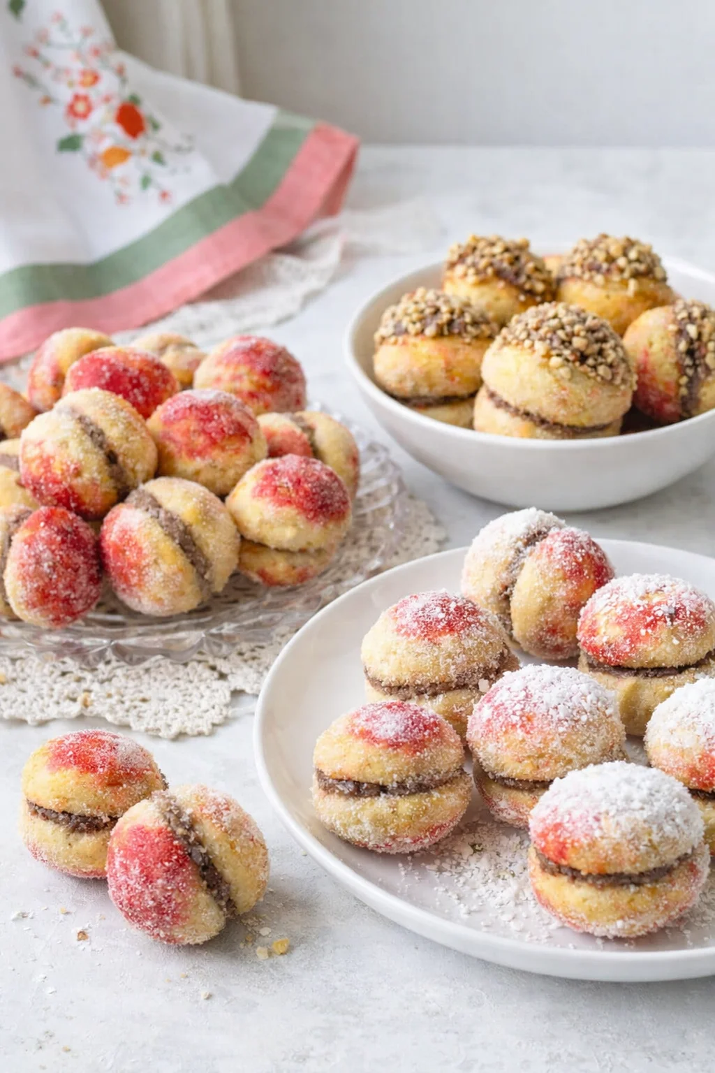 Variation ideas for Breskvice Recept: Croatian Peach Cookies shown in a styled layout