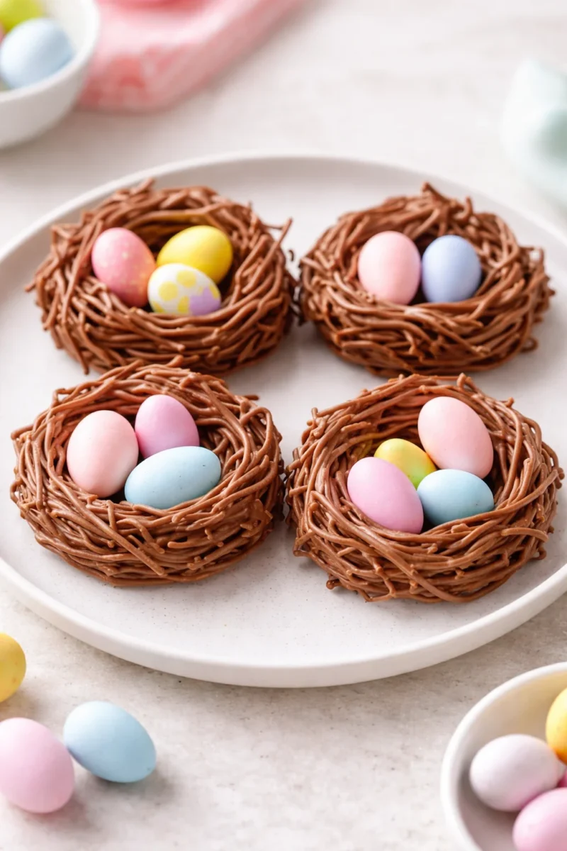 Final plated Birds Nest Cookies Even Grandma Will Beg For served as a hero shot