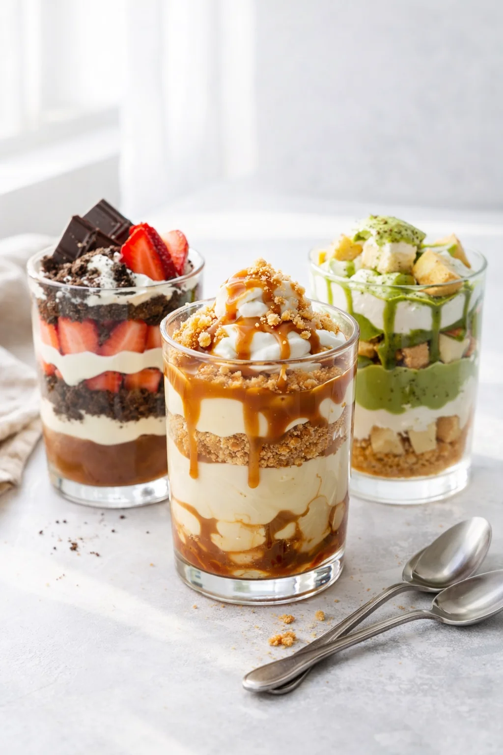 Variation ideas for Irresistible Layers Await in These Gorgeous Dessert Cups shown in a styled layout