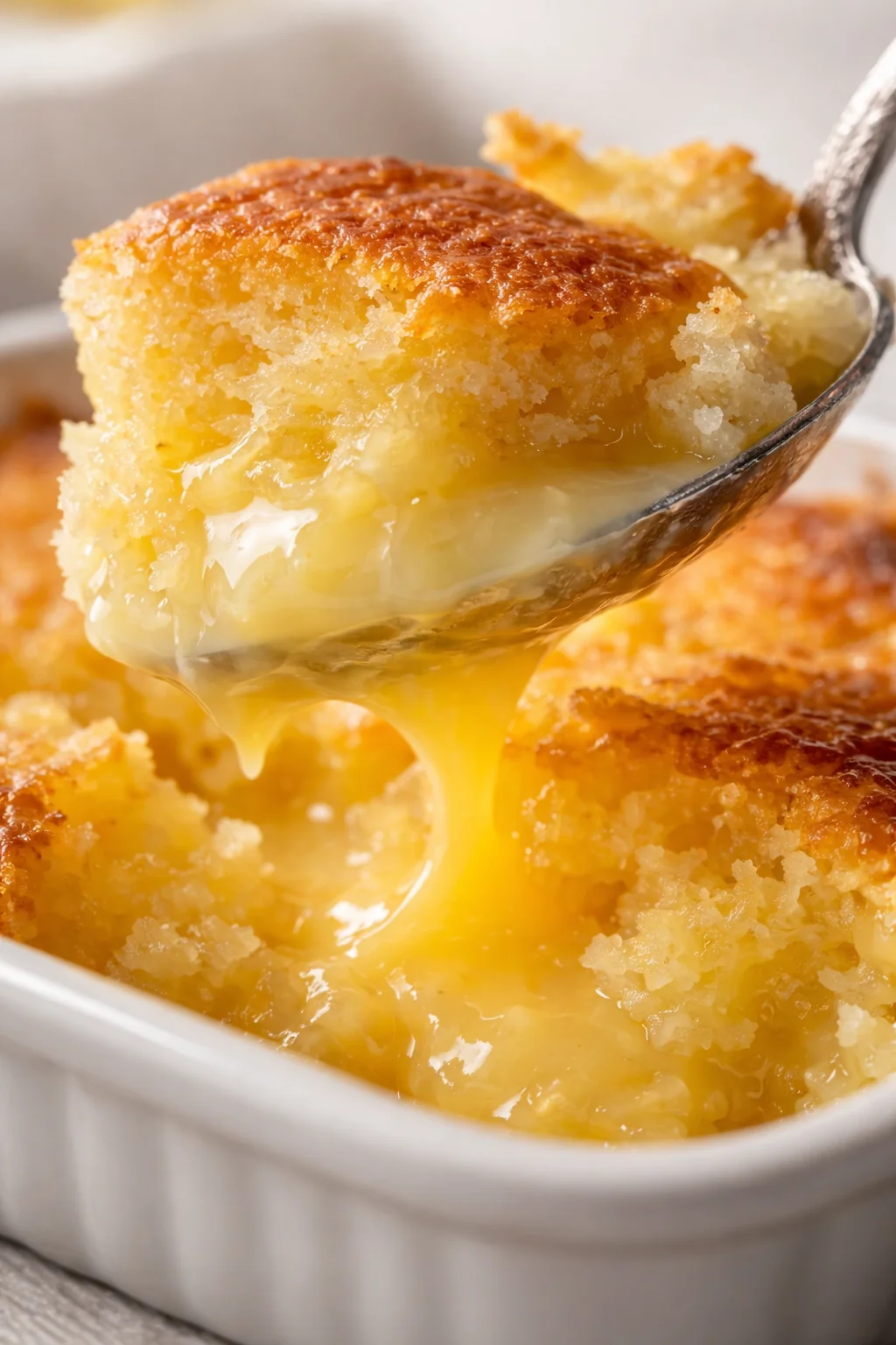close-up of a flaky, golden-brown biscuit with melted cheddar dripping